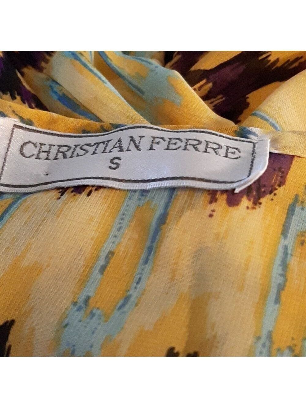 ChristianāFerre Summer sleevelessĀ pleated dress Size S - Picture 10 of 12